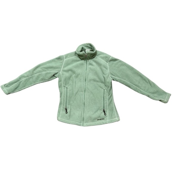 Patagonia Women’s Full Zip Fleece Jacket Green Size Small - Picture 1 of 8